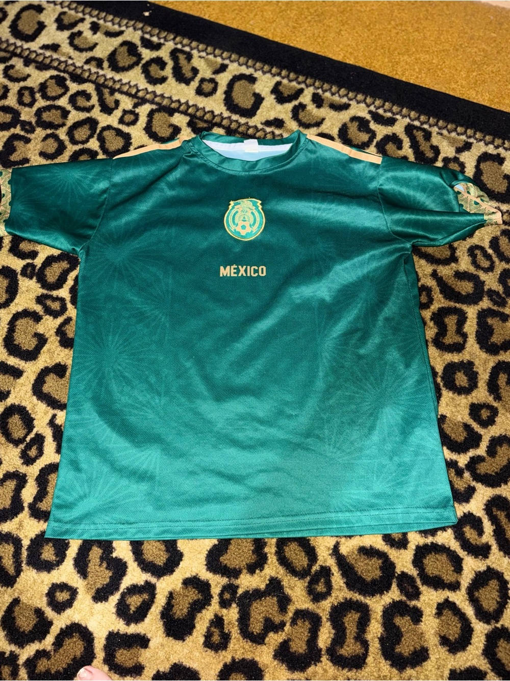 Mexico Kids' Green Soccer Jersey